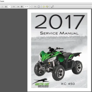 2017 Arctic Cat XC 450 ATV Service Manual - PDF DOWNLOAD