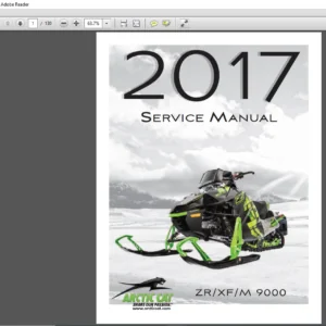 2017 Arctic Cat ZR XF M 9000 ATV Service Manual - PDF DOWNLOAD