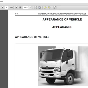 2017 HINO TRUCK COE 155 155H 195 195H J05E WORKSHOP MANUAL  - PDF DOWNLOAD