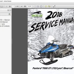 2018 Arctic Cat Pantera 7000 XT LTD Lynx Bearcat ATV Service Manual - PDF DOWNLOAD