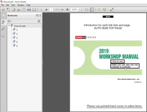 2019 HINO TRUCK Conventional 238 258LP 268 338 358 J08E VB J08E WU WORKSHOP MANUAL - PDF DOWNLOAD