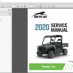2020 Arctic Cat Prowler Pro ATV Service Manual - PDF DOWNLOAD