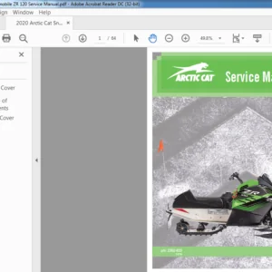 2020 Arctic Cat Snowmobile ZR 120 Service Manual - PDF DOWNLOAD