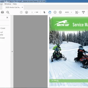 2020 Arctic Cat Snowmobile ZR 200 Service Manual - PDF DOWNLOAD