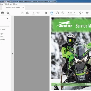 2020 Arctic Cat Snowmobile ZR 9000 Thundercat Service Manual - PDF DOWNLOAD