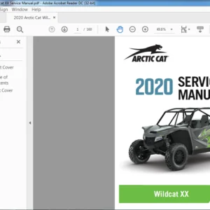 2020 Arctic Cat Wildcat XX Service Manual - PDF DOWNLOAD