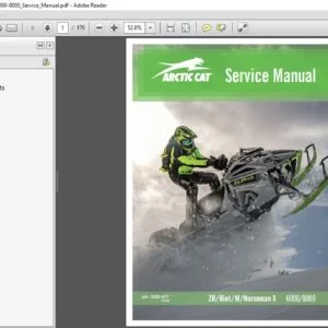 2020 Arctic Cat ZR Riot M Norseman X 6000 8000 ATV Service Manual - PDF DOWNLOAD