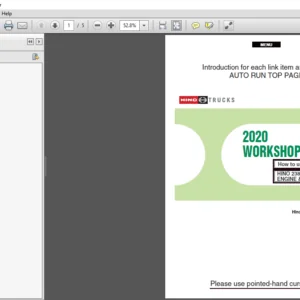 2020 HINO TRUCK Conventional 238 258 268 338 358 WORKSHOP MANUAL - PDF DOWNLOAD