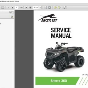 2021 Arctic Cat Alterra 300 ATV Service Manual - PDF DOWNLOAD