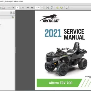 2021 Arctic Cat Alterra TRV 700 ATV Service Manual - PDF DOWNLOAD