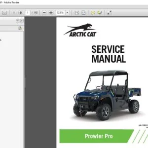 2021 Arctic Cat Prowler Pro ATV Service Manual - PDF DOWNLOAD