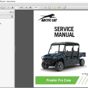 2021 Arctic Cat Prowler Pro Crew ATV Service Manual - PDF DOWNLOAD