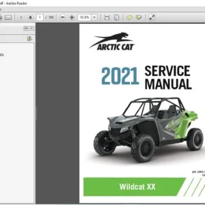 2021 Arctic Cat Wildcat XX ATV Service Manual - PDF DOWNLOAD