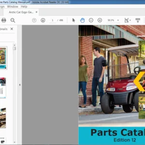Arctic Cat Ezgo Genuine Parts Catalog Manual - PDF DOWNLOAD