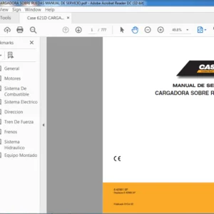 CASE 621D CARGADORA SOBRE RUEDAS MANUAL DE SERVICIO (6-42961) - PDF Download