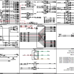 CASE TIER 3 EH MACHINES ELECTRICAL SCHEMATIC - PDF DOWNLOAD