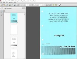 Cagiva Canyon 1996 - 2000 Service Repair Manual - PDF DOWNLOAD