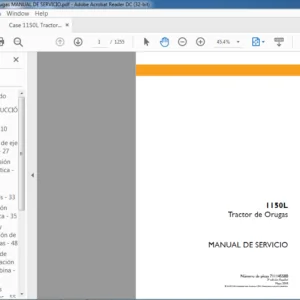Case 1150L Tractor de Orugas Manual De Servicio - PDF DOWNLOAD