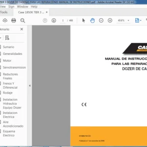 Case 1850K Tier 3 Manual De Instrucciones Para Las Reparaciones Dozer De Cadenas - PDF DOWNLOAD