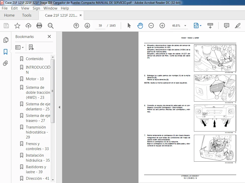 Case 21F 121F 221F 321F Stage IIIB Cargador de Ruedas Compacto Manual De Servicio - PDF Download - Image 3