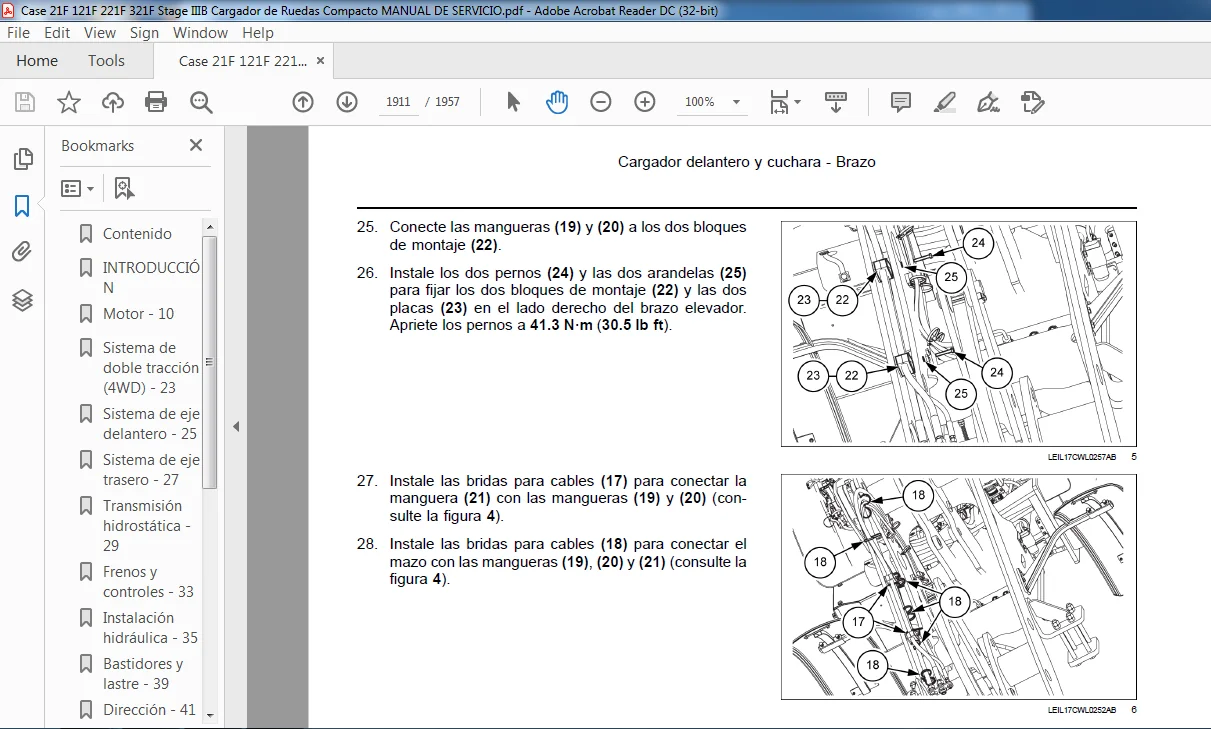 Case 21F 121F 221F 321F Stage IIIB Cargador de Ruedas Compacto Manual De Servicio - PDF Download - Image 3