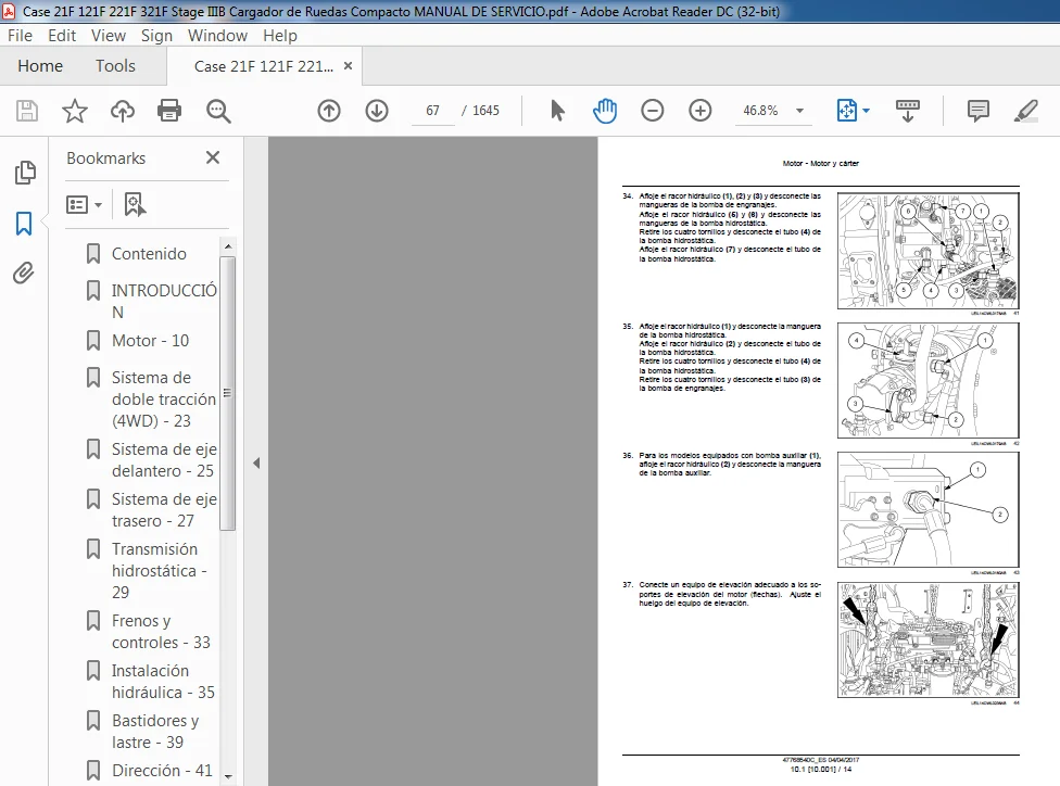Case 21F 121F 221F 321F Stage IIIB Cargador de Ruedas Compacto Manual De Servicio - PDF Download - Image 4