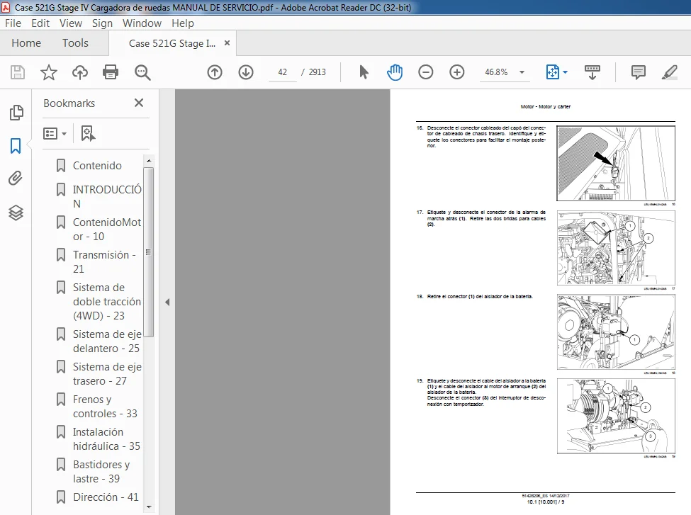 Case 521G Stage IV Cargadora de ruedas Manual De Servicio - PDF Download - Image 3