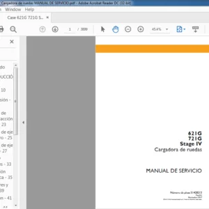 Case 621G 721G Stage IV Cargadora de ruedas Manual De Servicio (51428213) - PDF Download