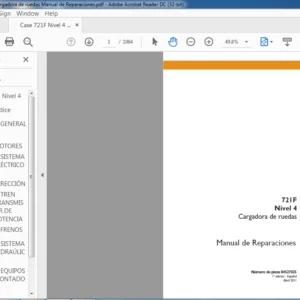 Case 721F Nivel 4 Cargadora de ruedas Manual de Reparaciones (84527025) - PDF Download