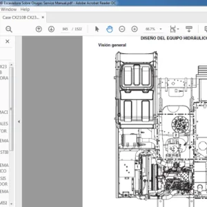 Case CX210B CX230B CX240B Escavadora Sobre Orugas Service Manual - PDF DOWNLOAD