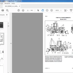Case Cargadora sobre ruedas 521E Manual de Reparaciones 84128980 A - PDF Download