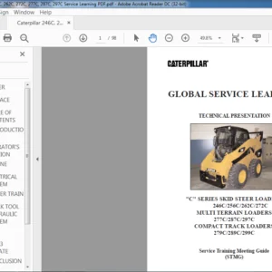 Caterpillar 246C, 256C, 262C, 272C, 277C, 287C, 297C Service Learning Manual - PDF DOWNLOAD