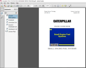 Caterpillar 3114 3116 3126 3126 3208 ENGINE SERVICE TRAINING - PDF DOWNLOAD