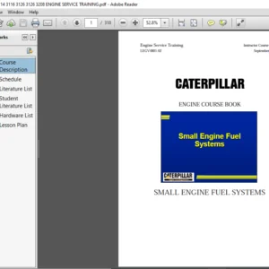 Caterpillar 3114 3116 3126 3126 3208 ENGINE SERVICE TRAINING - PDF DOWNLOAD