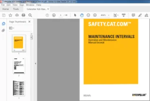 Caterpillar 416C 426C 428C & 438C Backhoe Loaders Operation & Maintenance Manual - PDF DOWNLOAD