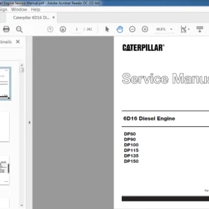 Caterpillar 6D16 Diesel Engine Service Manual - PDF DOWNLOAD