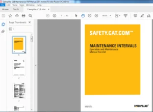 Caterpillar C18 Industrial Engine Operation & Maintenance Manual - PDF DOWNLOAD