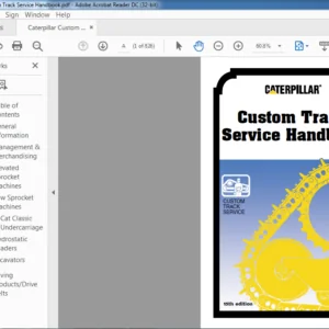 Caterpillar Custom Track Service Handbook  Manual - PDF DOWNLOAD