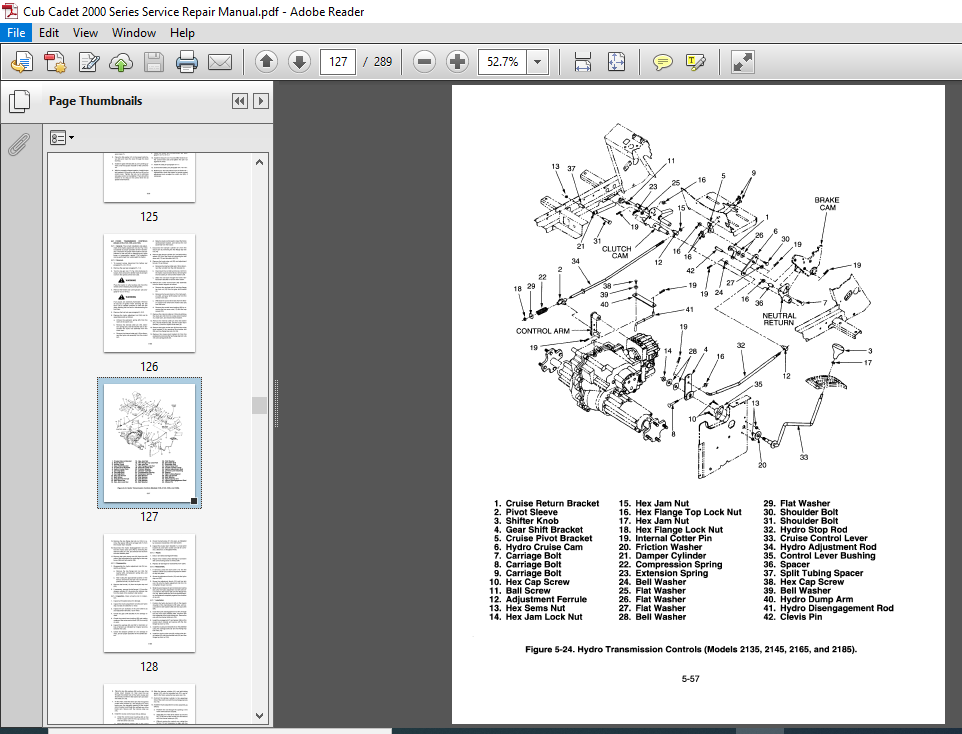 Cub Cadet Manuals Download