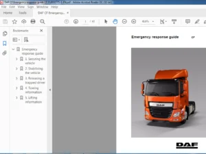 DAF CF Series Truck Emergency response Guide Manual - PDF DOWNLOAD