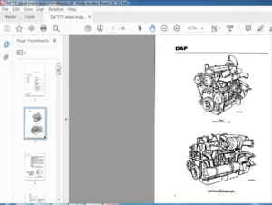 DAF DA475 DD575 DS575 DF615 DT615 Diesel Engine Instruction Manual - PDF DOWNLOAD