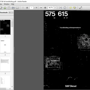 DAF DD575 M DF615 M DT615 M Handleiding Voor Scheepsmotoren - PDF DOWNLOAD