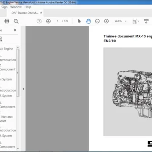 DAF Trainee Document MX-13 Engine Service Manual - PDF DOWNLOAD