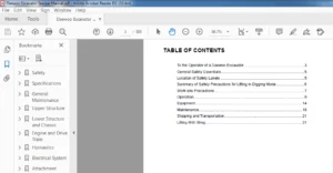 Daewoo Doosan Solar 140LC-V Excavator Service Manual - PDF DOWNLOAD
