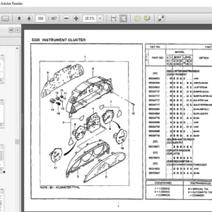 Daewoo Lanos Parts Manual - PDF DOWNLOAD