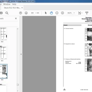 Deutz 912 913 Workshop Manual - PDF DOWNLOAD