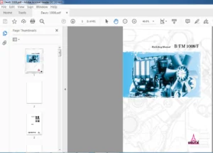 Deutz B FM 1008 F Workshop Manual - PDF DOWNLOAD
