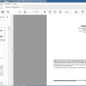 Doosan DX225LCA Operation & Maintenance Manual - PDF DOWNLOAD