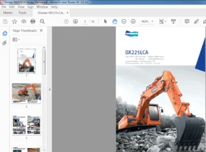 Doosan DX225LCA Service Manual - PDF DOWNLOAD