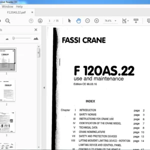 Fassi Crane F 120AS.22 Use & Maintenance Manual - PDF Download